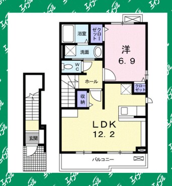 間取図 ハーベスト　ヒルズ　Ⅱ
