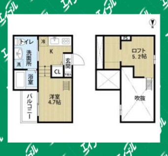 間取図 コンフォート津金