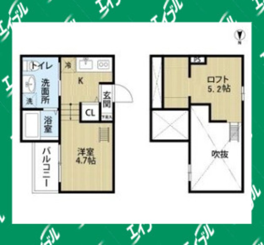 間取図 コンフォート津金
