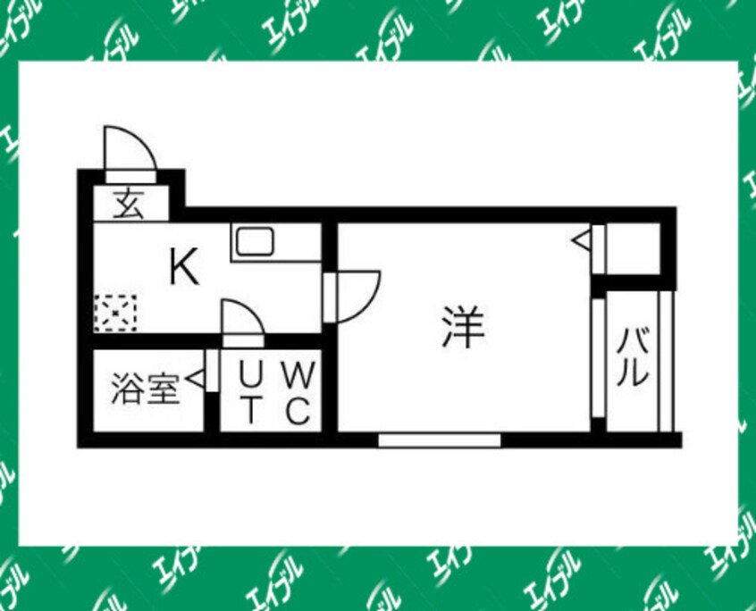 間取図 ベルメゾン柴田