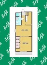 名古屋市営地下鉄名城線/茶屋ケ坂駅 徒歩22分 2階 築37年 1LDKの間取り