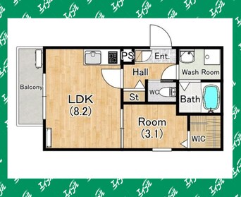 間取図 ジーメゾン名古屋松下クレスト