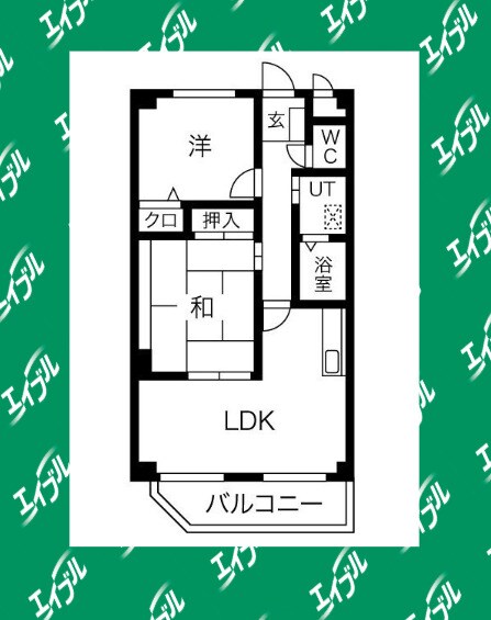 間取り図 名古屋市営地下鉄名城線/茶屋ケ坂駅 徒歩10分 1階 築26年
