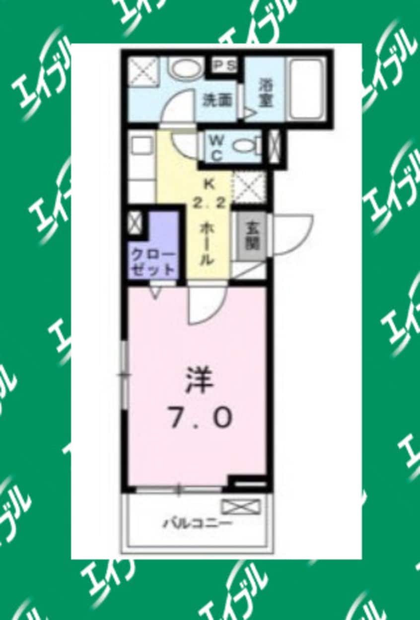 間取図 サニーフラット