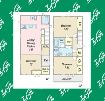 間取図 名古屋市営地下鉄東山線/本山駅 徒歩9分 1階 築8年