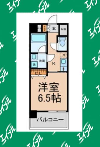 間取図 名古屋市営地下鉄鶴舞線/浅間町駅 徒歩2分 9階 築8年