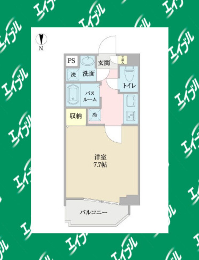 間取図 アトネス1604