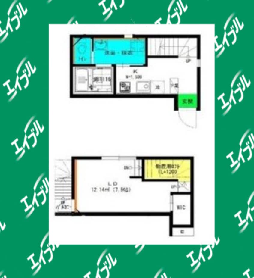 間取図 名鉄名古屋本線/東枇杷島駅 徒歩3分 1階 築10年