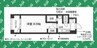 ウイステリア神宮西 1Kの間取り