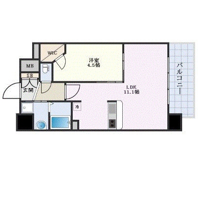 間取り図 名古屋市営地下鉄鶴舞線/丸の内駅 徒歩2分 10階 築12年