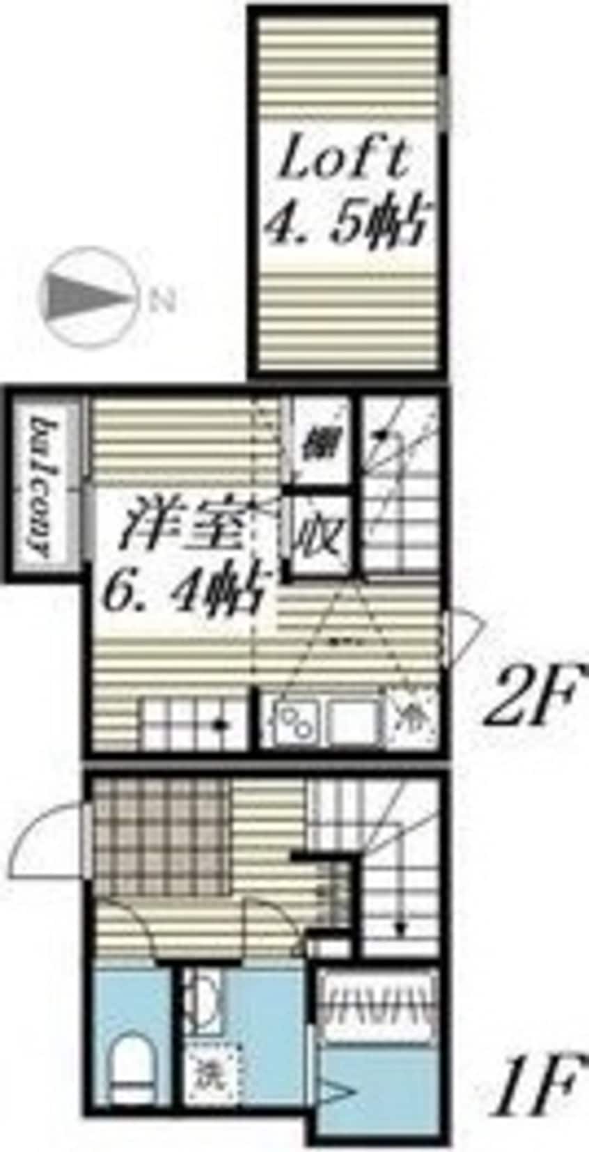 間取図 名古屋市営地下鉄東山線/本陣駅 徒歩6分 1階 築11年