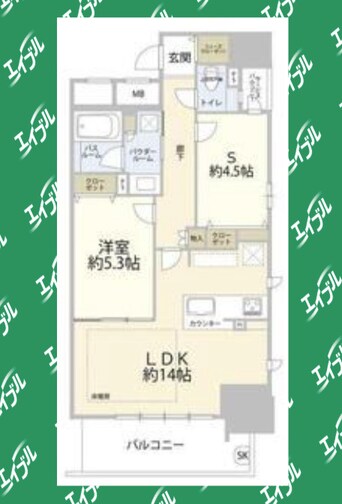 間取図 名古屋市営地下鉄桜通線/久屋大通駅 徒歩2分 11階 築5年