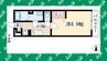 ルウナ 1Kの間取り