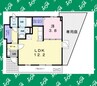 名鉄名古屋本線/本星崎駅 徒歩15分 1階 築16年 1LDKの間取り