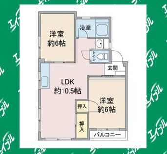 間取図 名古屋市営地下鉄東山線/上社駅 徒歩12分 3階 築51年