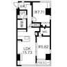 名古屋市営地下鉄鶴舞線/丸の内駅 徒歩5分 6階 築5年 2LDKの間取り