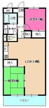 名古屋市営地下鉄鶴舞線/上小田井駅 徒歩10分 3階 築36年 2LDKの間取り
