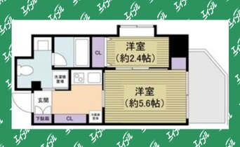 間取図 名古屋市営地下鉄桜通線/丸の内駅 徒歩4分 3階 築18年