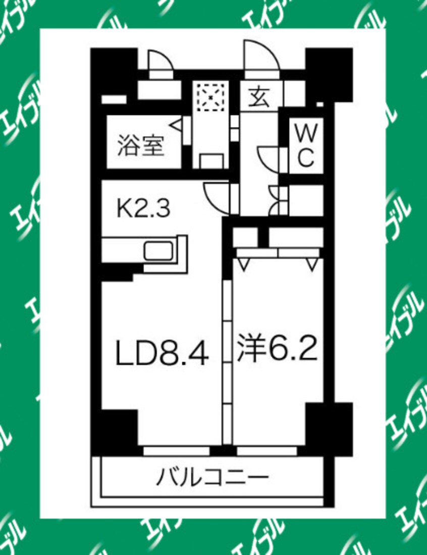 間取図 プランドールナカムラ