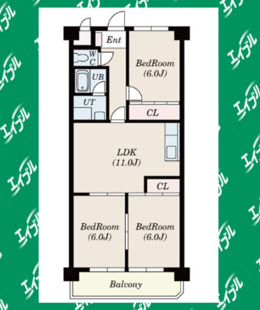 間取図 シーズンコート植田南