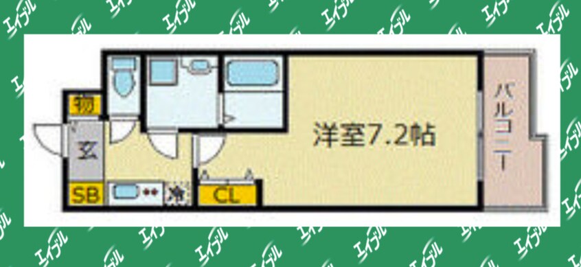 間取図 プレサンス丸の内レジデンスⅡ