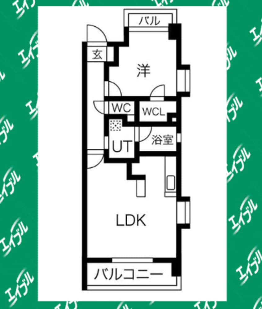 間取図 サプリーム大田川