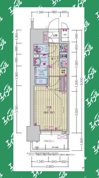間取図 プレサンス上前津エレスタ