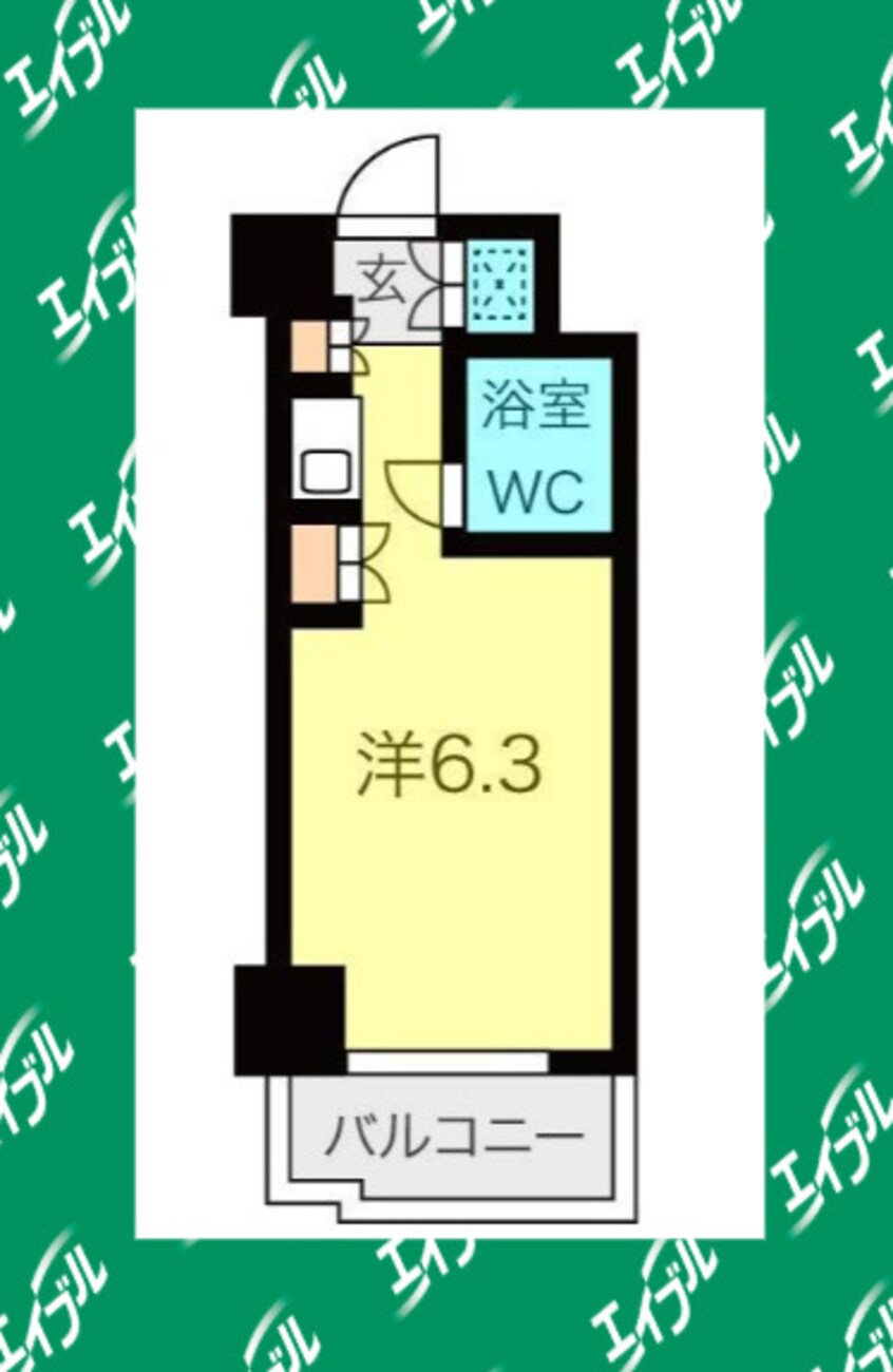 間取図 朝日プラザ名古屋ターミナルスクエア