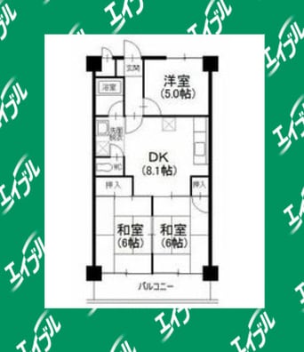 間取図 ジュネス21