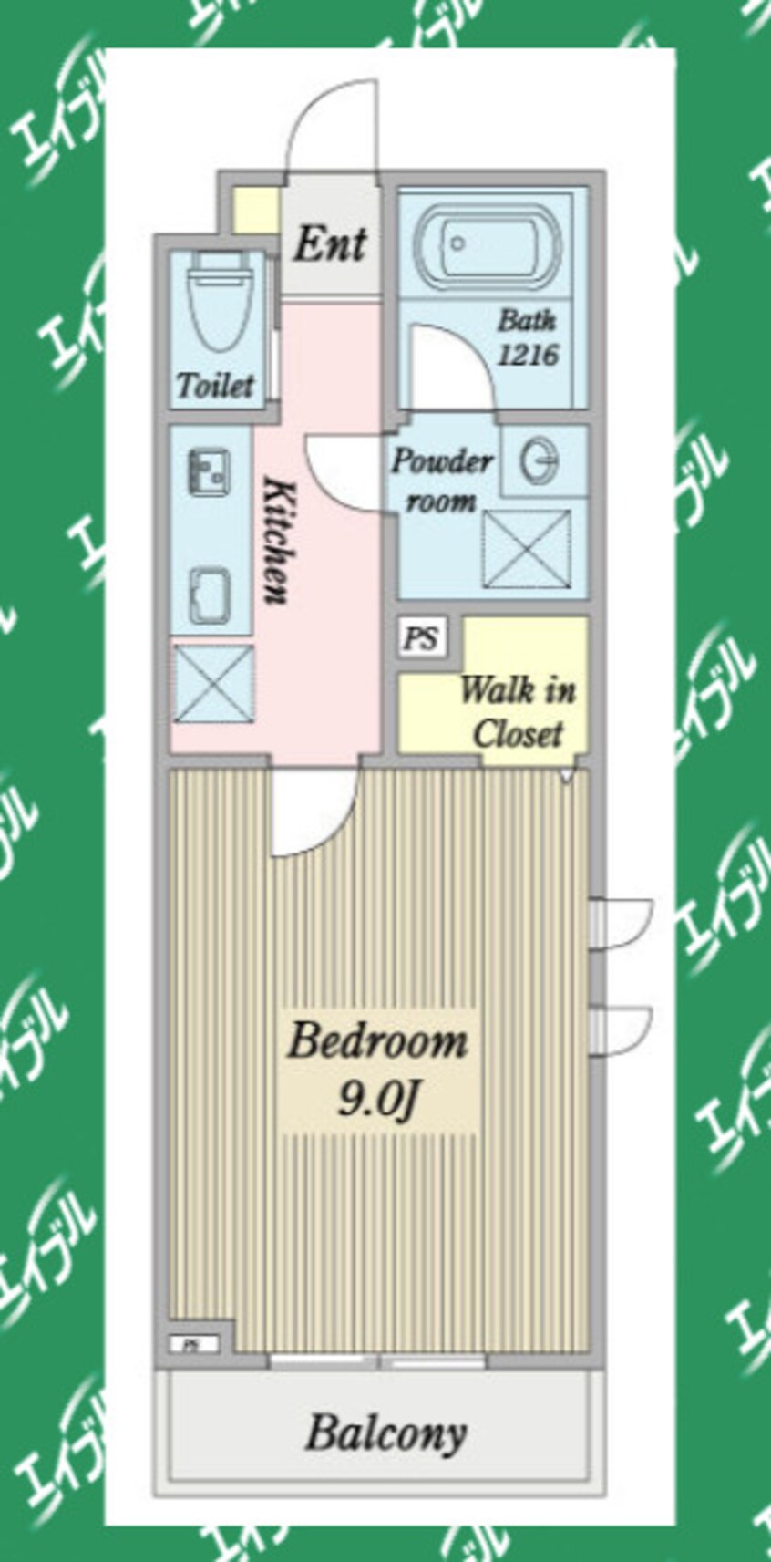 間取図 中央本線<中央西線>/鶴舞駅 徒歩6分 2階 築3年