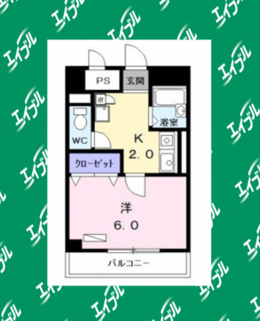 間取図 近鉄名古屋線/烏森駅 徒歩3分 1階 築24年