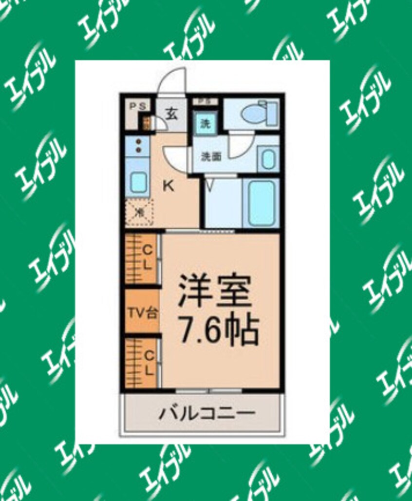 間取図 名古屋臨海高速鉄道<あおなみ線>/ささしまライブ駅 徒歩8分 2階 築6年