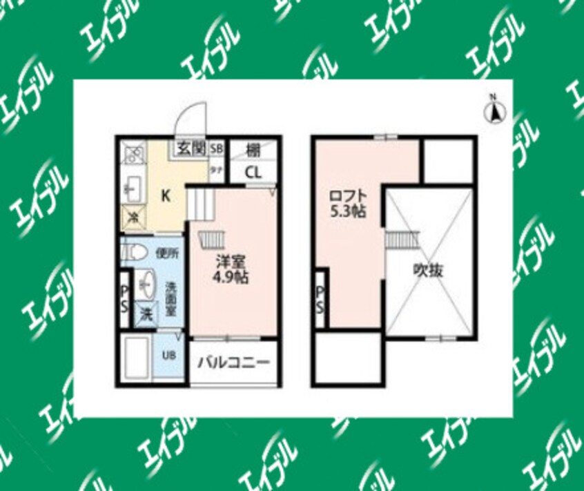 間取図 東海道本線/尾頭橋駅 徒歩11分 1階 築10年