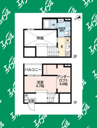 間取図 東海道本線/尾頭橋駅 徒歩12分 1階 築10年