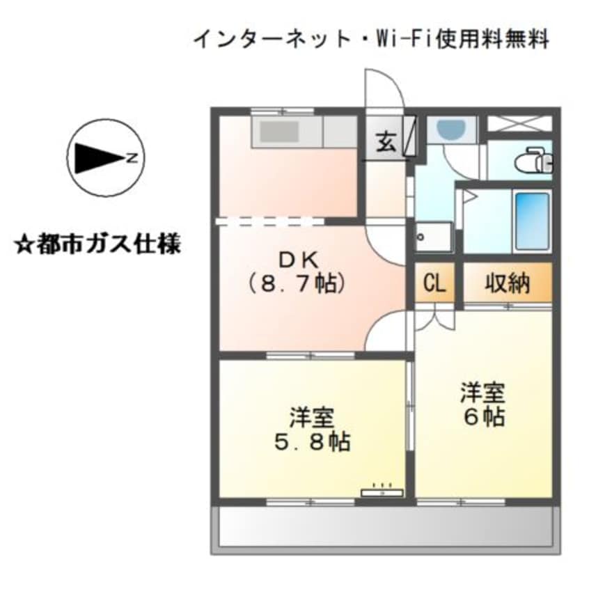 間取図 アルカディア