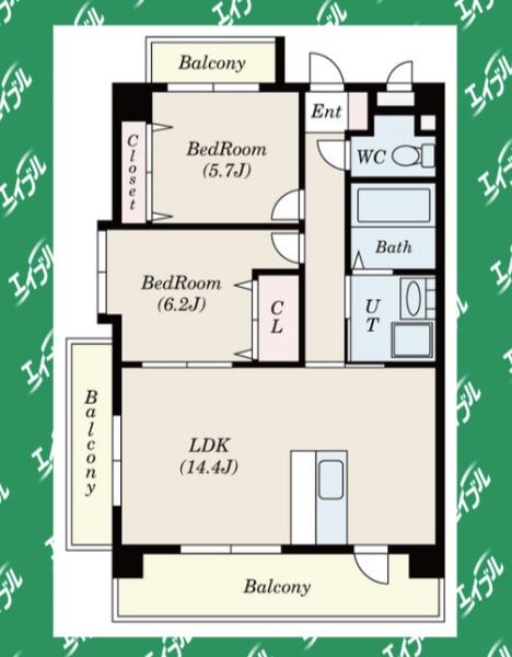 間取り図 S-FORT西郊通