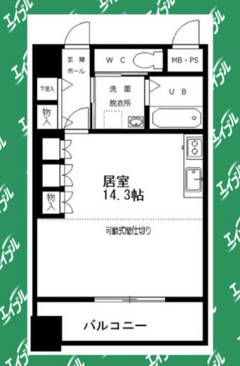 間取図 ゴールドヒルズ渡辺