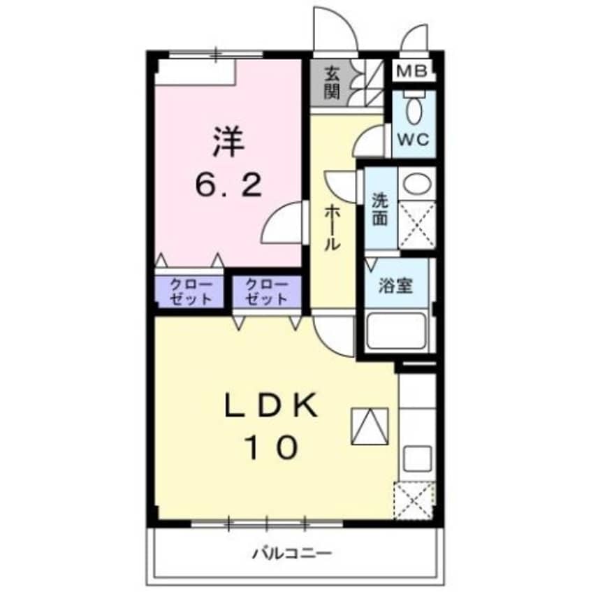 間取図 アンシャンテ