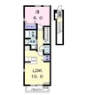 名古屋市営地下鉄東山線/岩塚駅 徒歩9分 2階 築18年 1LDKの間取り