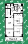 レジデンス泉 3LDKの間取り