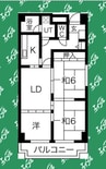 レジデンス泉 3LDKの間取り