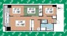 悠和苑 3LDKの間取り