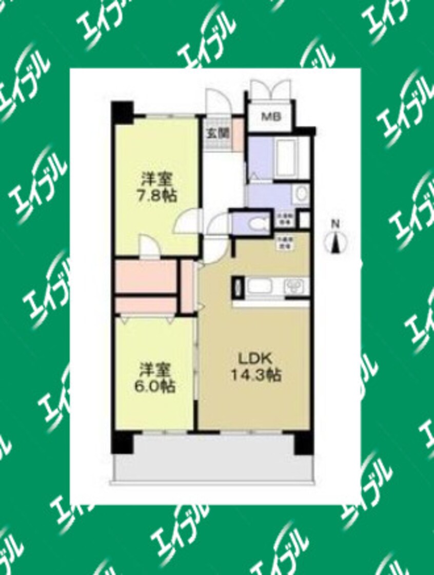 間取図 フィール清船
