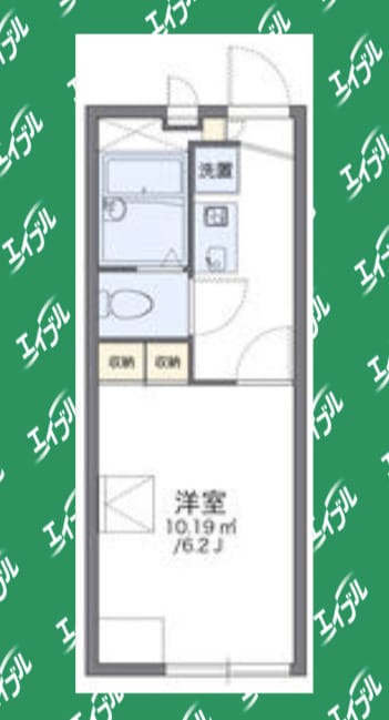 間取り図 レオパレス波寄