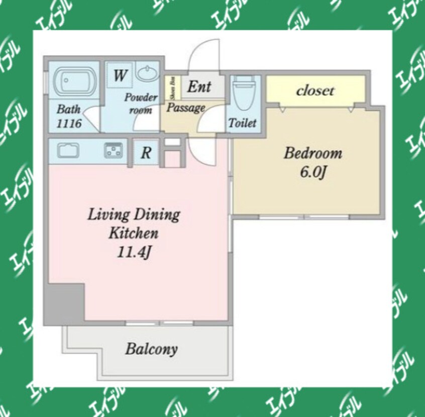 間取図 プリヴィアーレ金山