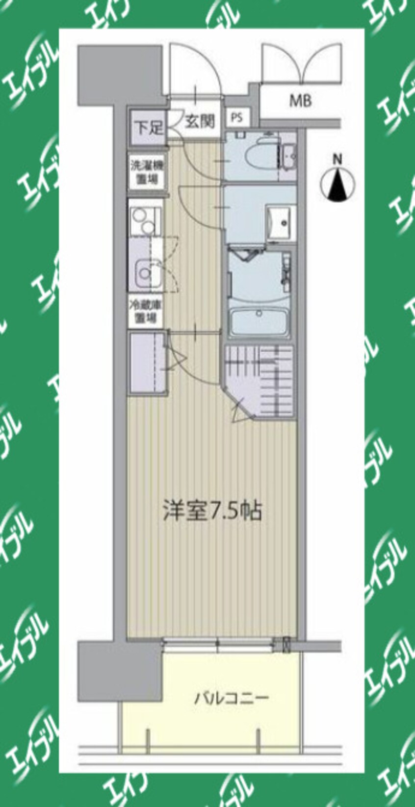 間取図 パルティール金山アネックス
