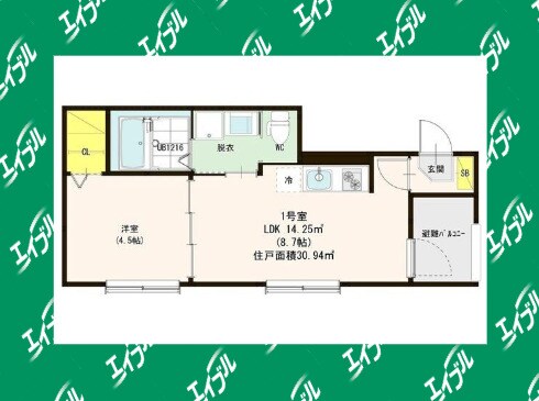 間取り図 ハーモニーテラス中郷Ⅱ
