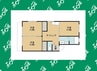 浅井ハイツ 3DKの間取り