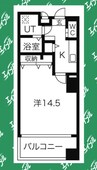 M・Mレジデンス 1Kの間取り
