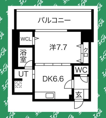 間取図 さくらHills NISHIKI Platinum Residence